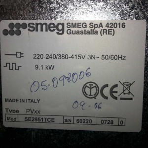SMEG SE2951TCE