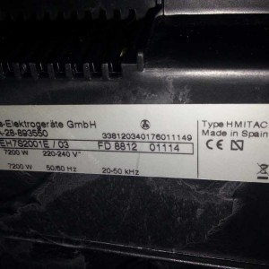 Siemens EH7S2001E/03 Siemens EH7S2001E/03