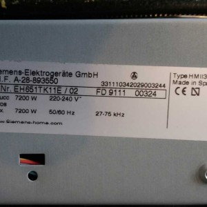 Siemens EH651TK11E